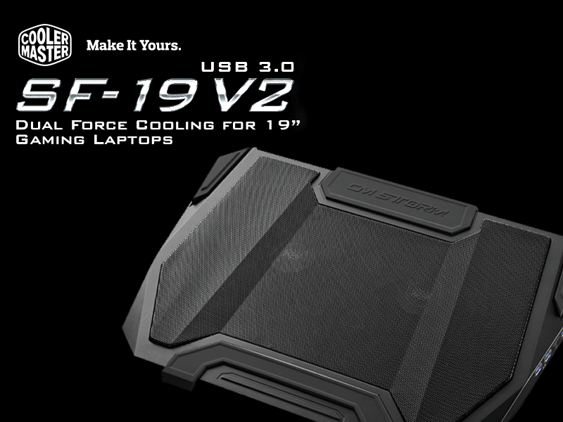 熱すぎるゲーミングノートを冷却、Cooler Masterからデュアルファン