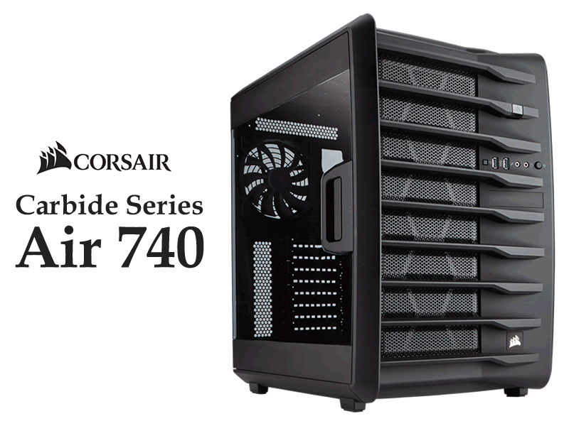 内部を左右にセパレート、分離構造のATXキューブケース「Corsair