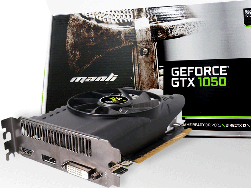 クラス最安、ManliからGEFORCE GTX 1050 GPU搭載カード「M-NGTX1050