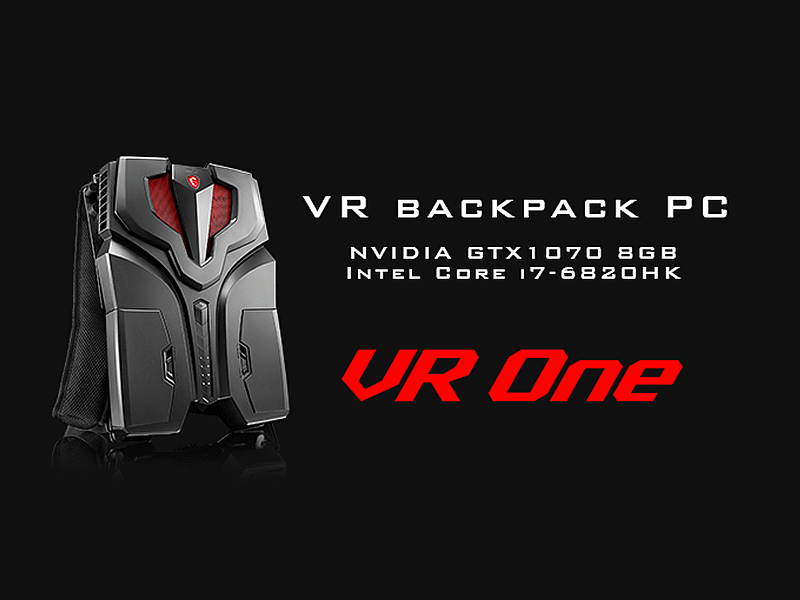 背負ってVRゲーミング、MSI 「VR One」の法人向けモデル次回入荷分予約 