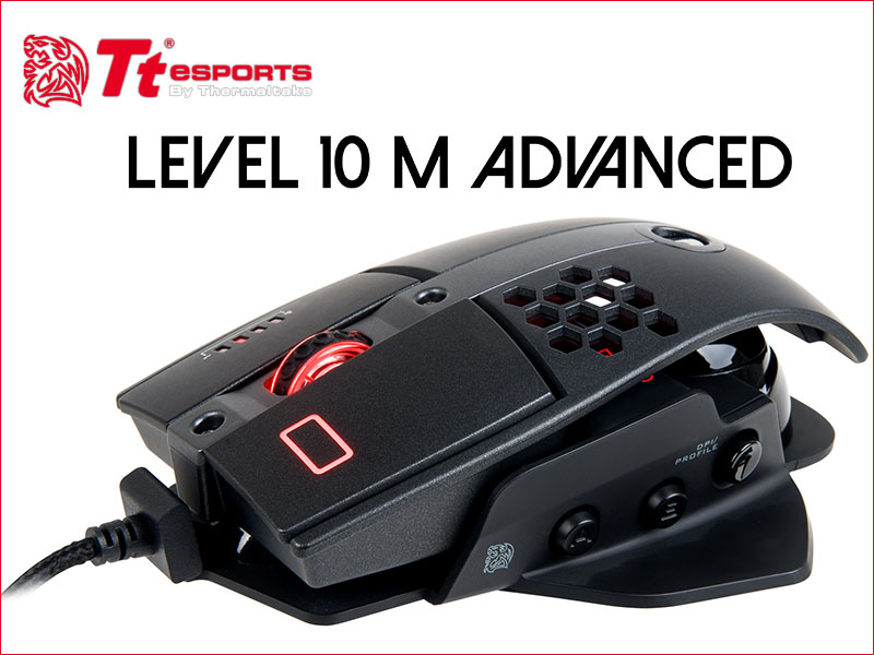 Thermaltake TT eSPORTS ゲーミングマウス MS287 Thermaltake Tt eSPORTS Level 10 M Wired Gaming Mouse MO-LTM009DT