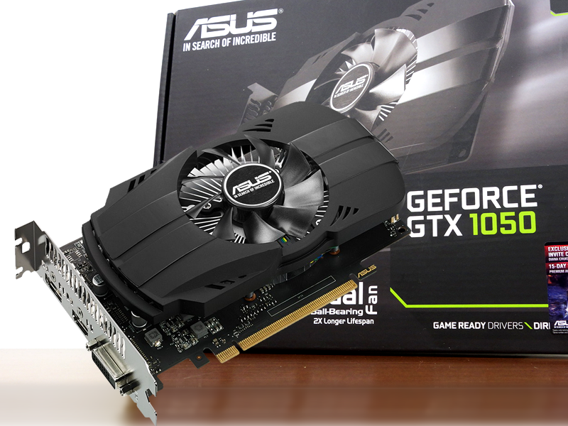 ASUS、質実剛健でスタンダードスペックなGEFORCE GTX1050搭載カード ...