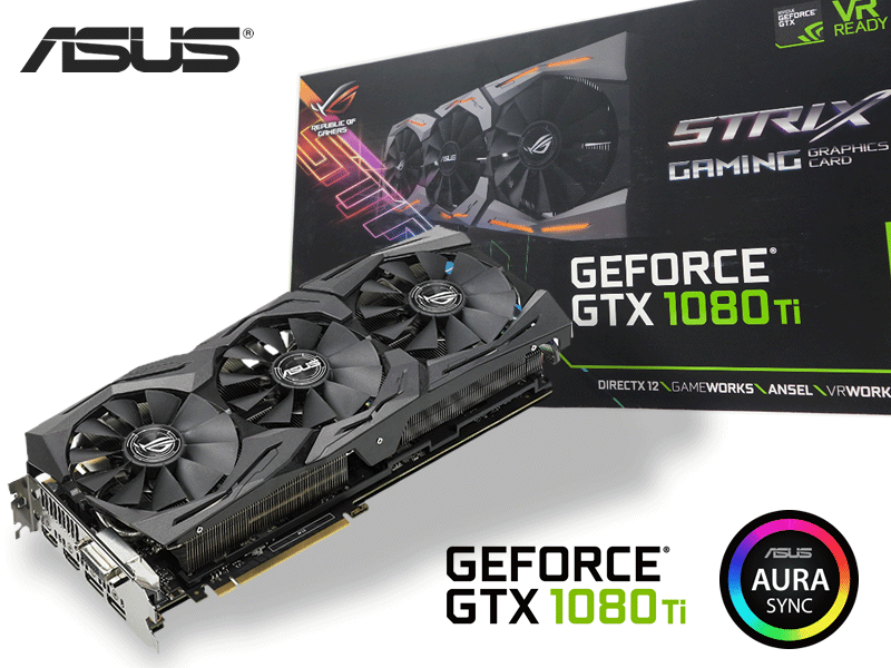 ASUSグラフィックボード ROG-STRIX-GTX1080TI