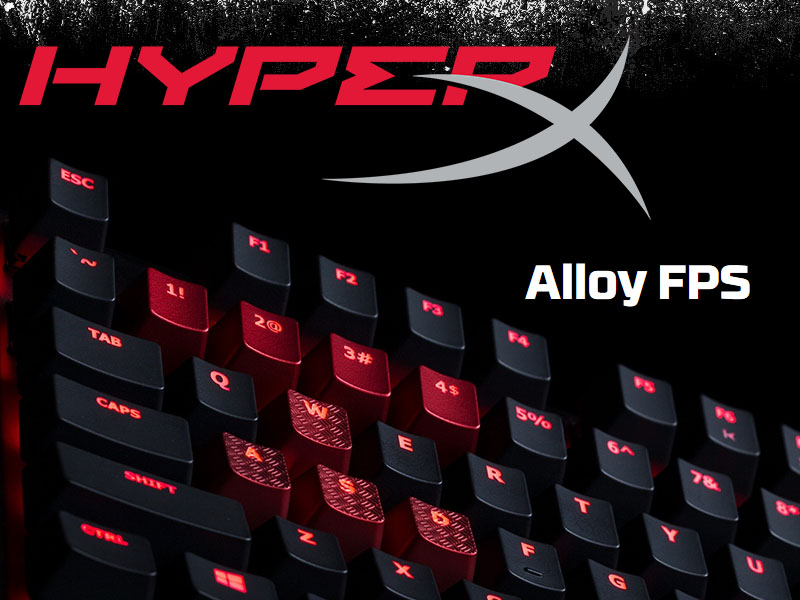 Kingstonの「HyperX Alloy FPS」ゲーミングキーボードの茶軸搭載