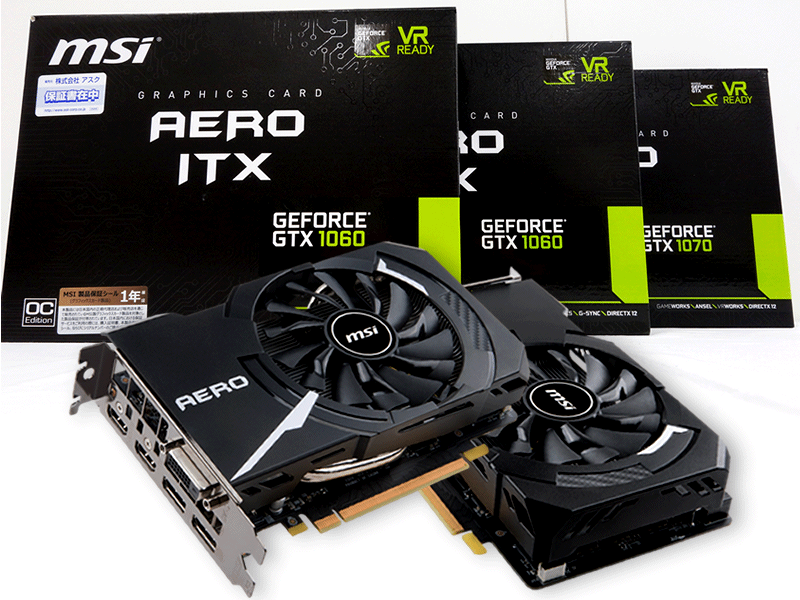 GeForce GTX 1060 AERO ITX 6G OC ②