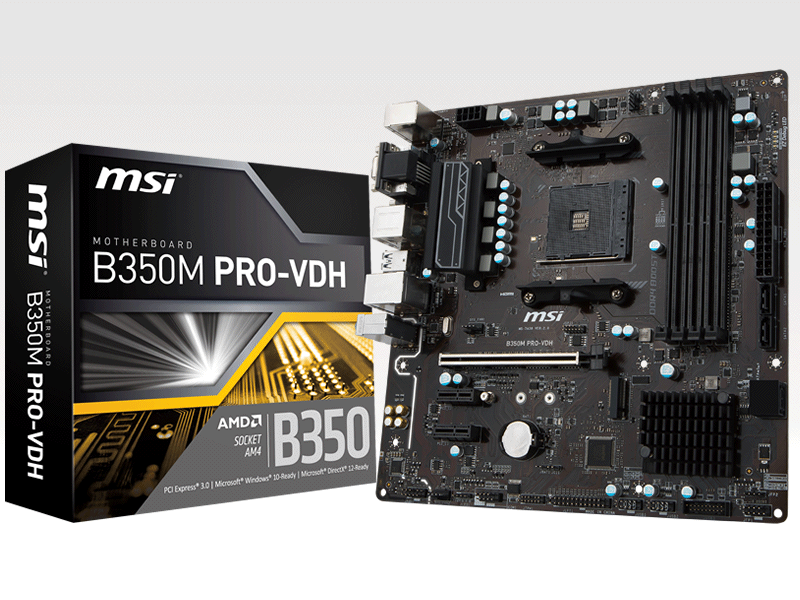 Ryzen5 5500 B350M マザーボードセット ビジネス向けRYZENプロセッサー対応MicroATXマザーボード「MSI B350M