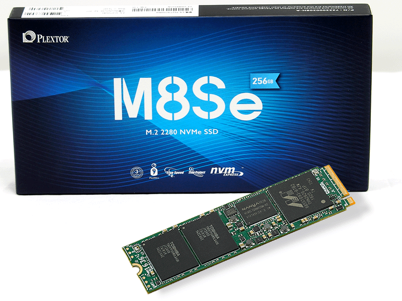 東芝製TLC NAND採用、Plextor NVMe M.2 SSD M8Seシリーズから