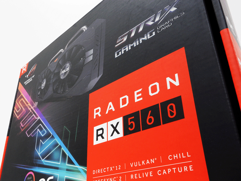 ASUSからセミファンレスOC仕様のRadeon RX 560グラフィックスカード