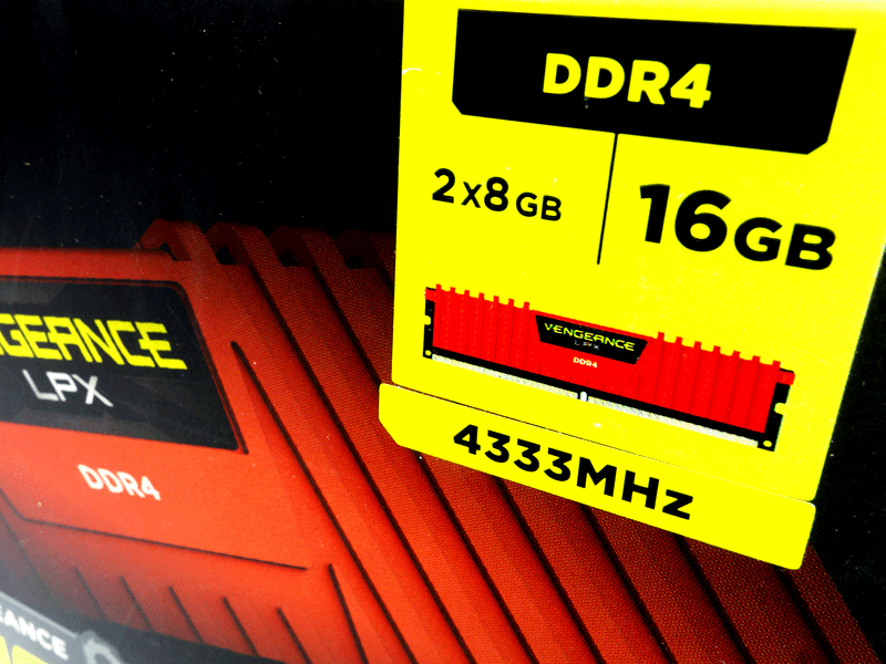 コルセア、DDR4メモリーOCモデルの最速を4333MHzへ更新「Vengeance LPX