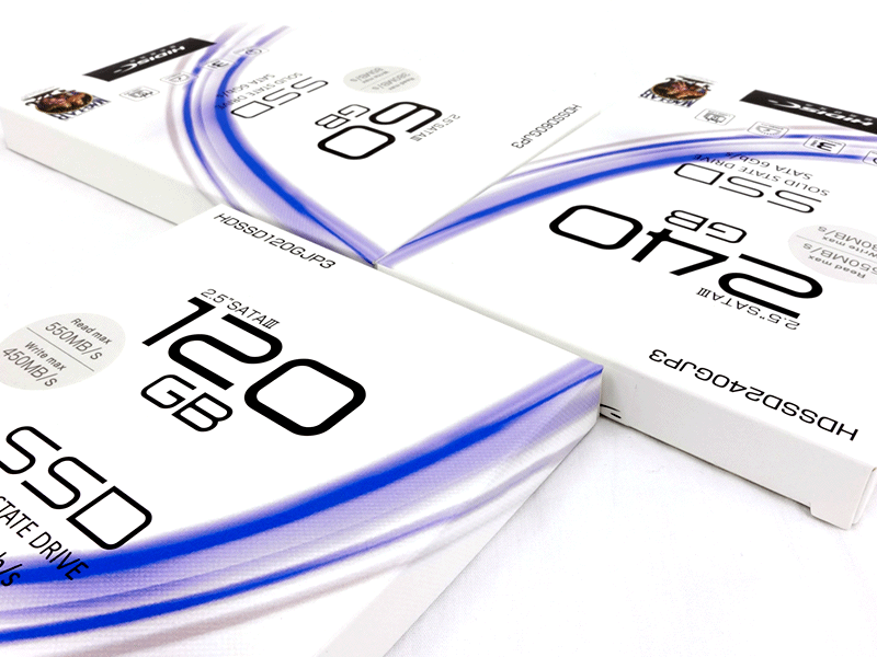 低価格、低容量SSDに追加ブランド、2.5インチSATA SSD 60GB 120GB