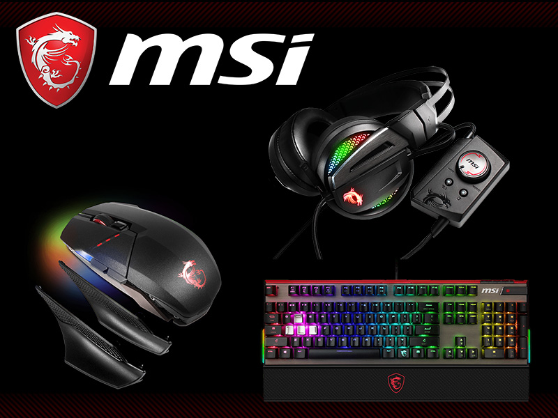 MSIから、マウス、キーボードなどゲーム向けデバイス6機種が発売 | Ark