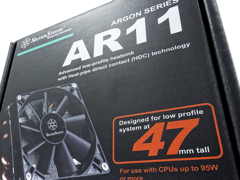 スリムでもパワフル、SilverStoneから高さ47mmでTDP95W対応のCPU