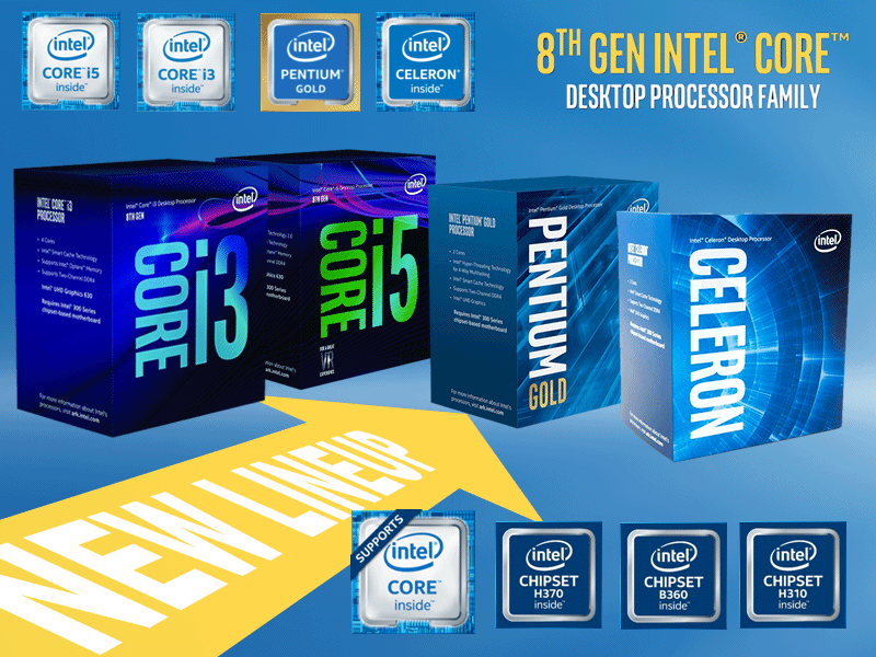 CPU:第8世代 Intel Core i3-8100 3.60 GHz 動作品