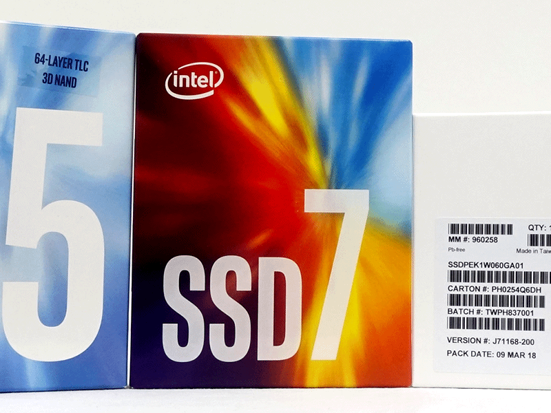 インテルM.2 NVMe SSD 「intel SSD 760p」シリーズに大容量1TB