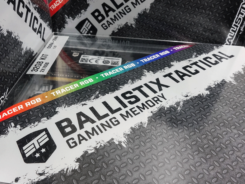 Crucial初のRGB LED発光機能搭載モデル「Ballistix Tactical Tracer