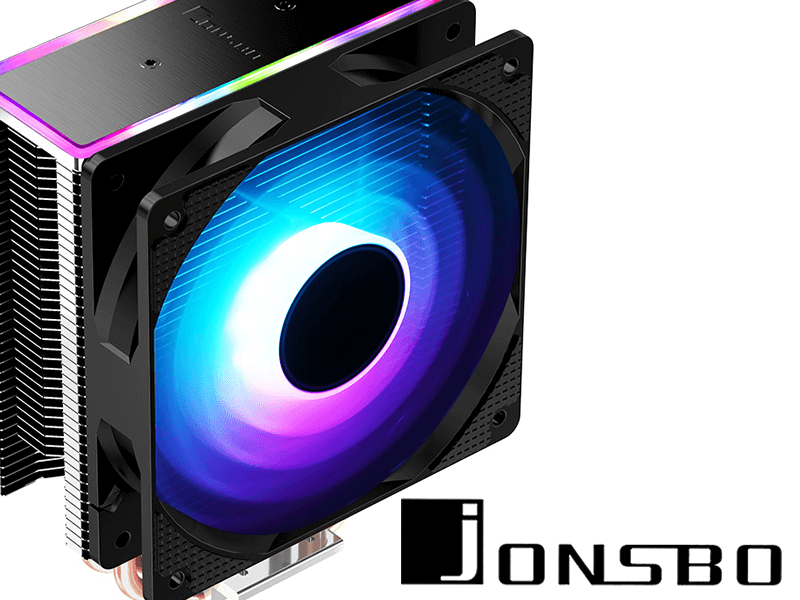 TDP130Wまで対応するRGB LED パネル & ファン搭載サイドフロー型JONSBO