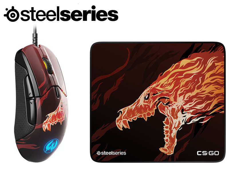 マウス・トラックボール SteelSeries Qck+ Limited CS:GO SteelSeries』の新ゲーミングマウスパッド『QcK Limited』や『CS