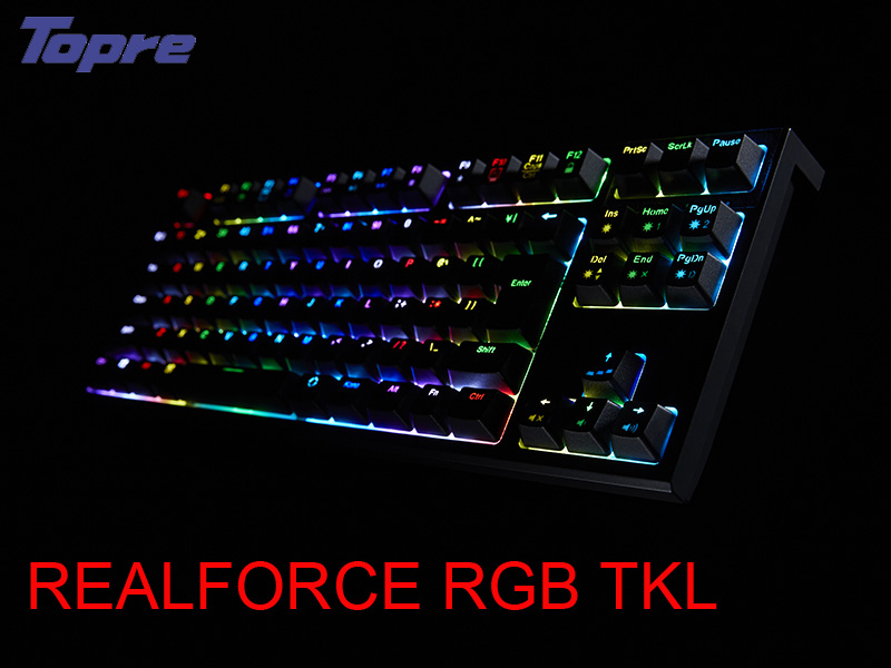 東プレのゲーマー向けキーボードが遂にテンキーレス化!! 「REALFORCE