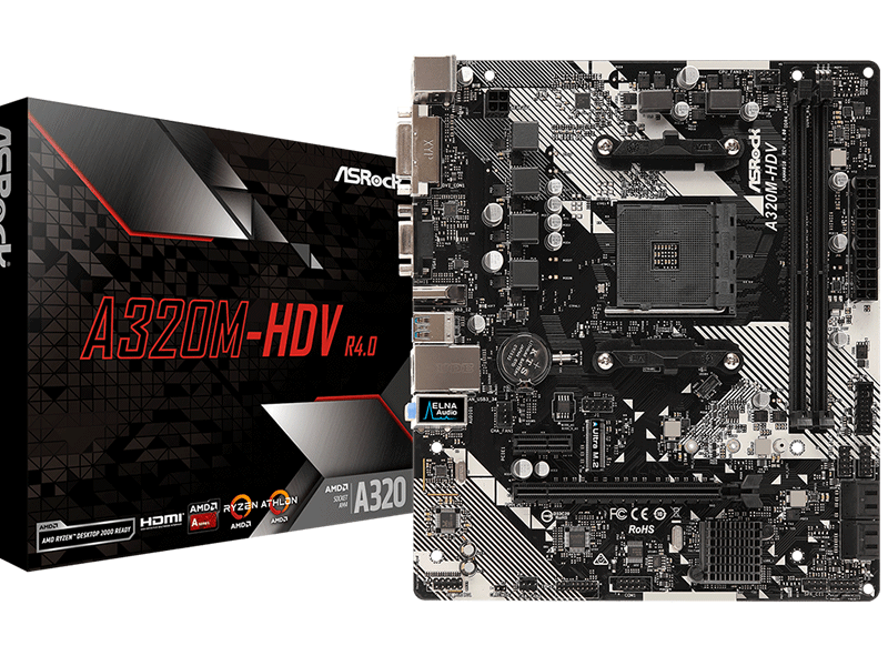 TDP105Wまで対応可能に、コスパ系A320搭載RYZEN AM4対応MicroATX 