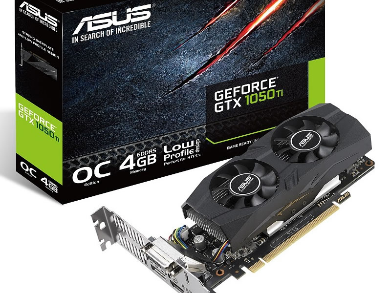 ASUSからロープロファイルでバックプレートを装備したGEFORCE GTX