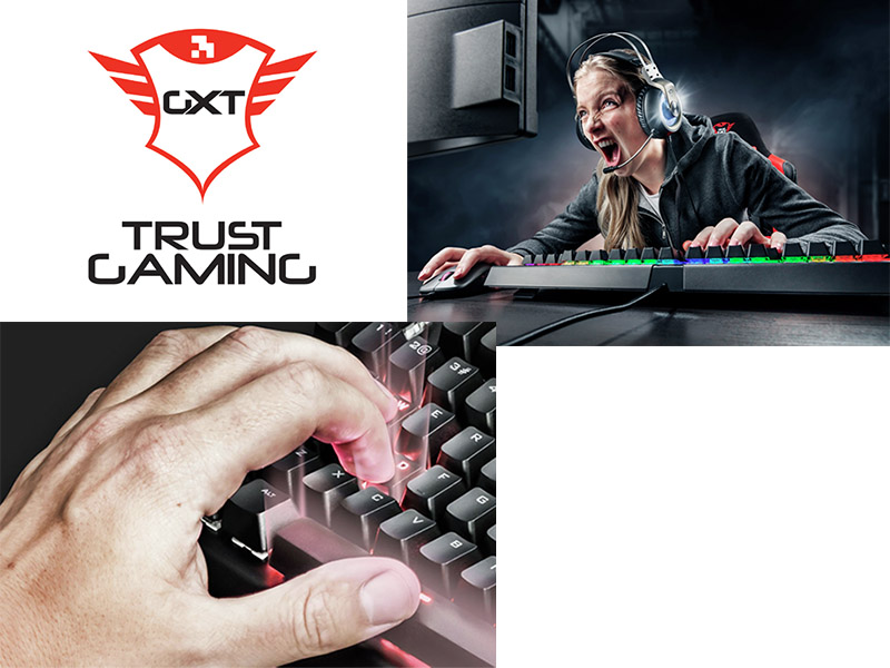 TRUST GAMINGからお求め安いゲーム向けメカニカルキーボードと7.1ch 