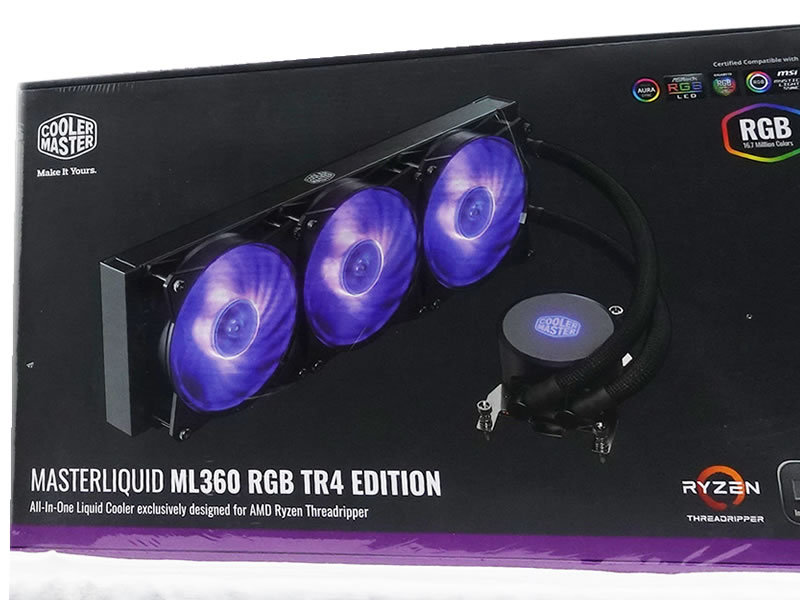 デュアルチャンバーポンプ採用のRGB対応簡易水冷CPUクーラー