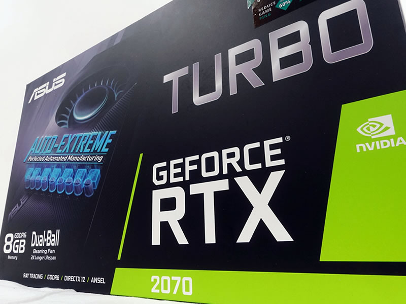 ASUS TURBO GEFOCE RTX 2070 Dual-Ball