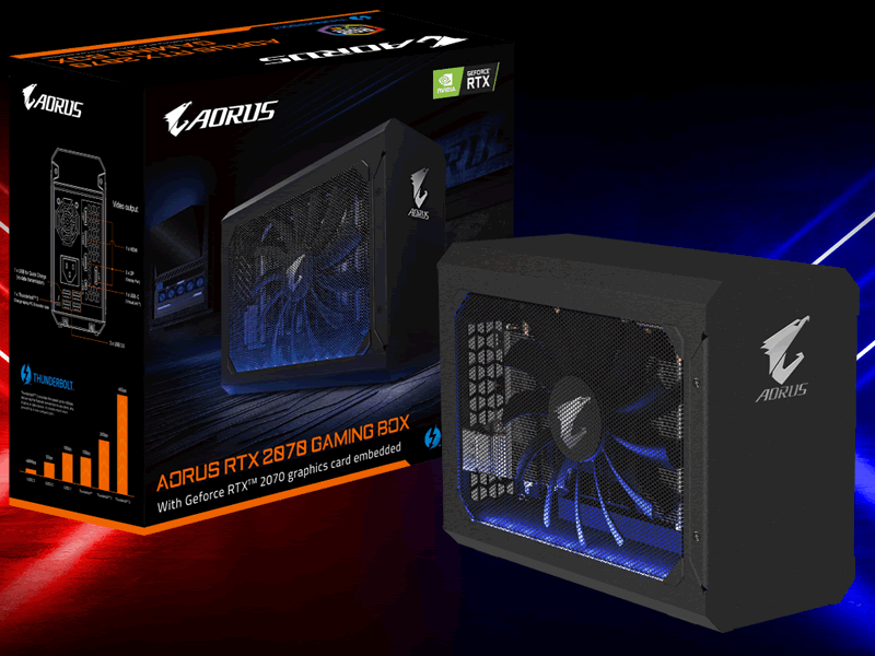 動作に支障はありませんAORUS RTX 2070 Gaming Box (eGPU)