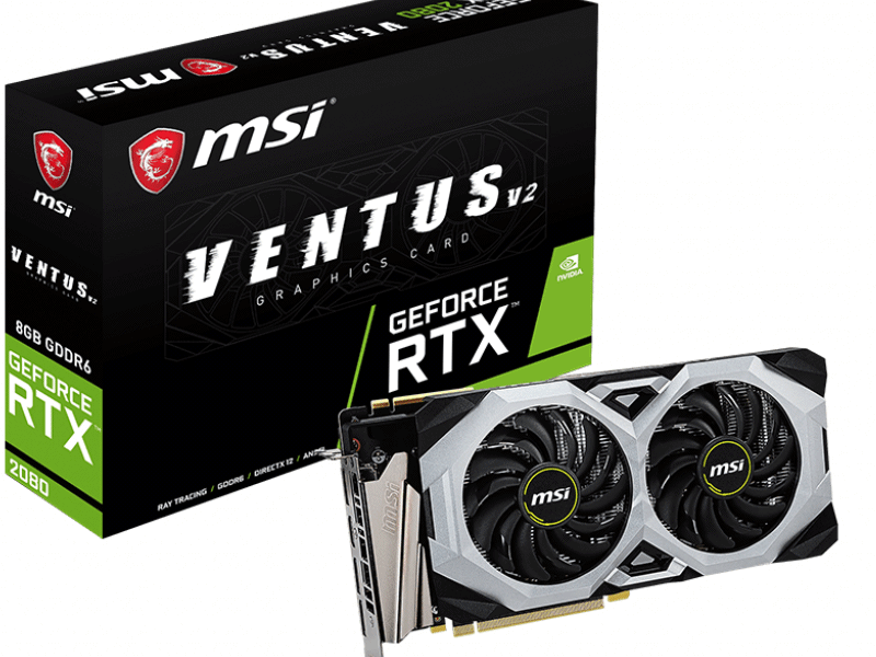 MSI GeForce RTX2080定番モデルのマイナーチェンジ版「GeForce RTX