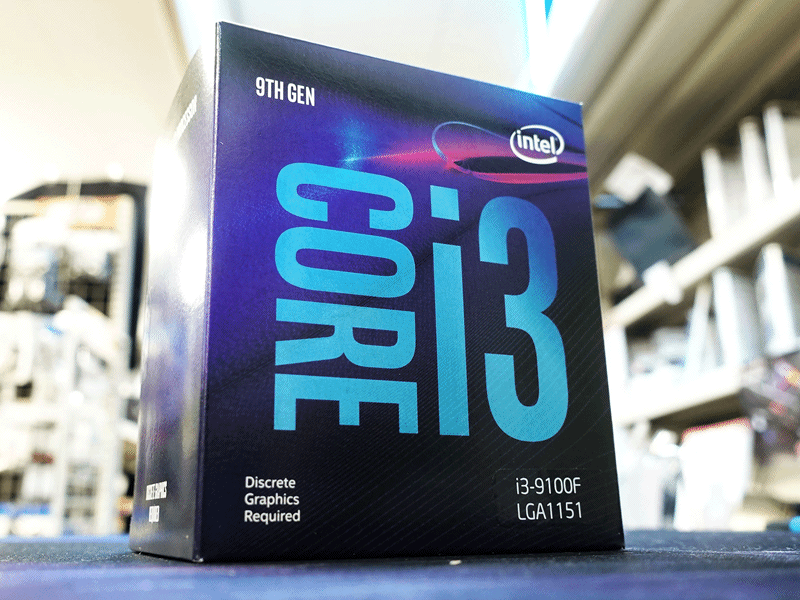 INTEL インテル core i3-9100f CPU 4コア