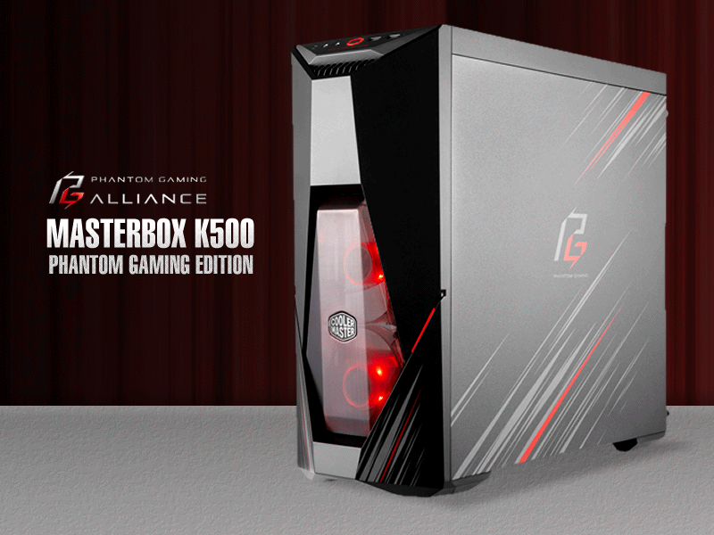 ASRock PGアライアンスATXケース「MasterBox K500 Phantom Gaming