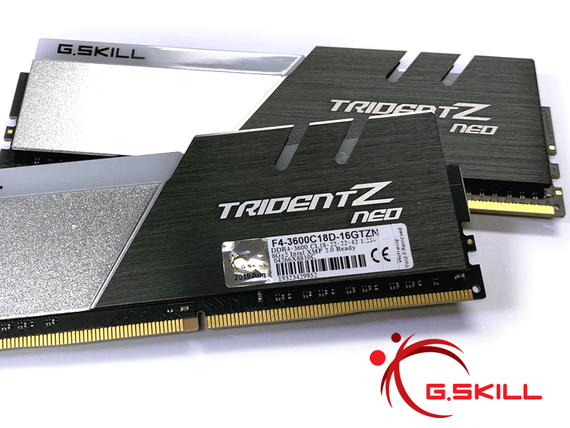 AMD第3世代Ryzen対応RGBライティングOCメモリー「G.Skill Trident Z