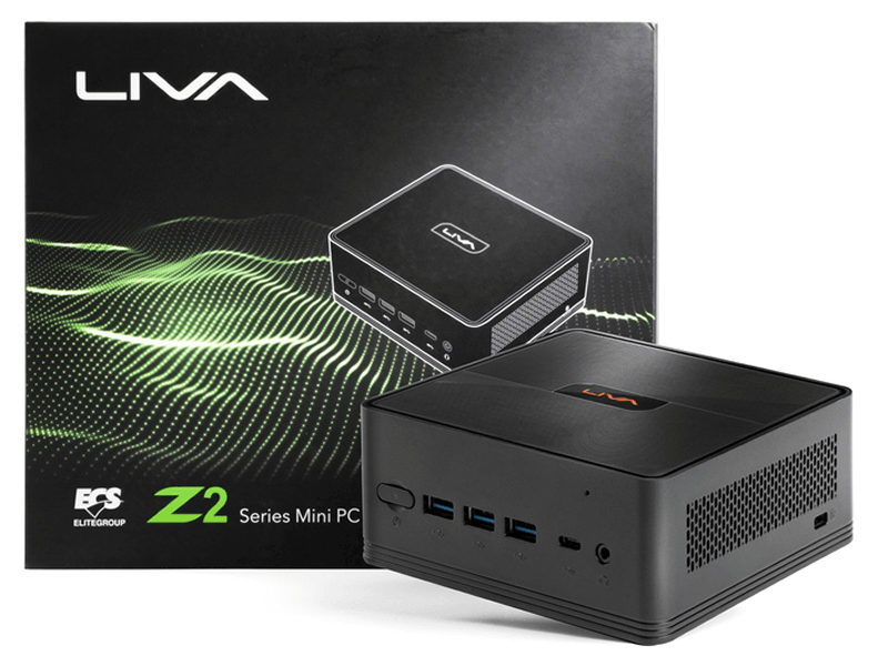 LIVA Mini PC Kit 64GB ファンレス