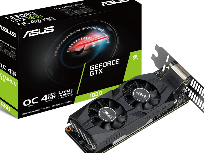 ASUS GTX1650-O4G-LP-BRK 実働品