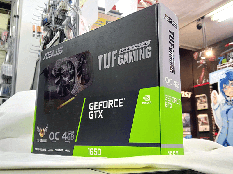 ASUS、TUF GAMINGシリーズのグラフィックカード「TUF-GTX1650-O4G