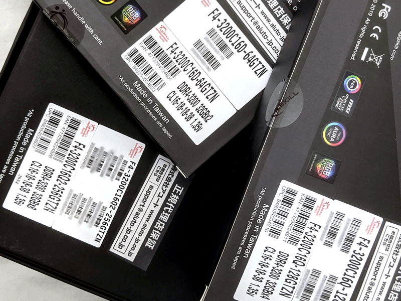 G.Skill Trident Z Neoに大容量32GBモジュール採用OCモデルがアキバに