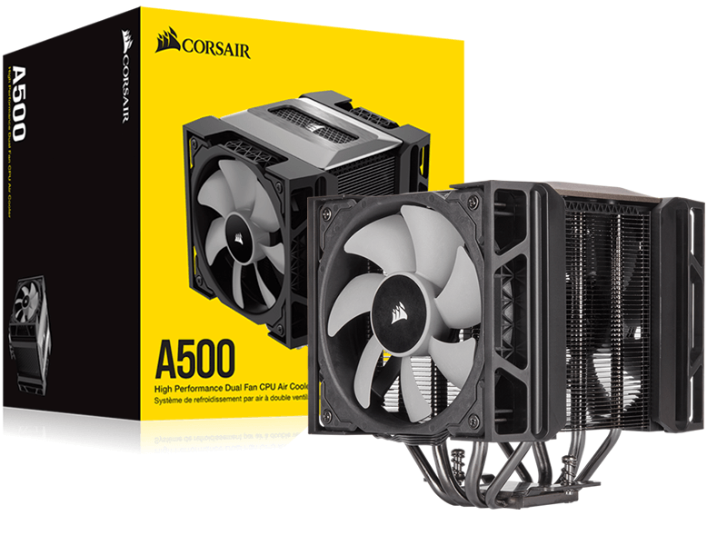Corsair、メモリーの高さに合わせてデュアルファンの位置を調整できる
