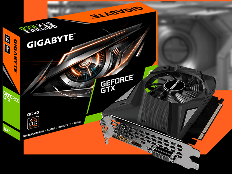 GIGABYTE GTX1650 super シングルファン