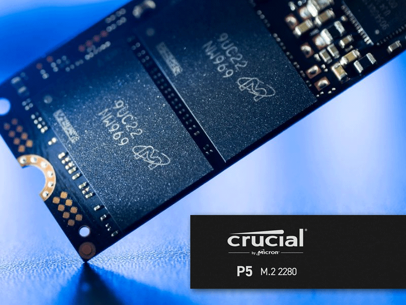 最大3400MB/s、CrucialからMicron 3D TLC NAND採用PCIe3.0 NVMe「P5