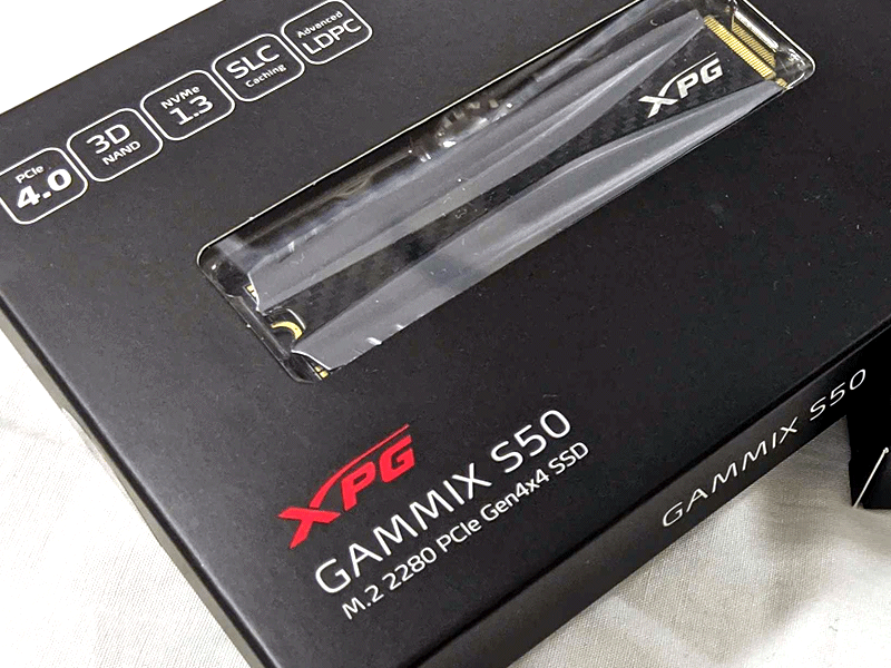 リード最大5000MB/s、PCIe Gen4X4対応のハイスペックNVMe M.2 SSD「XPG