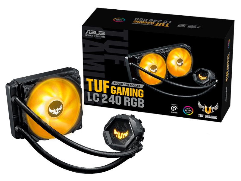 ASUS、TUF GamingシリーズからAura Sync搭載CPUオールインワン簡易水冷