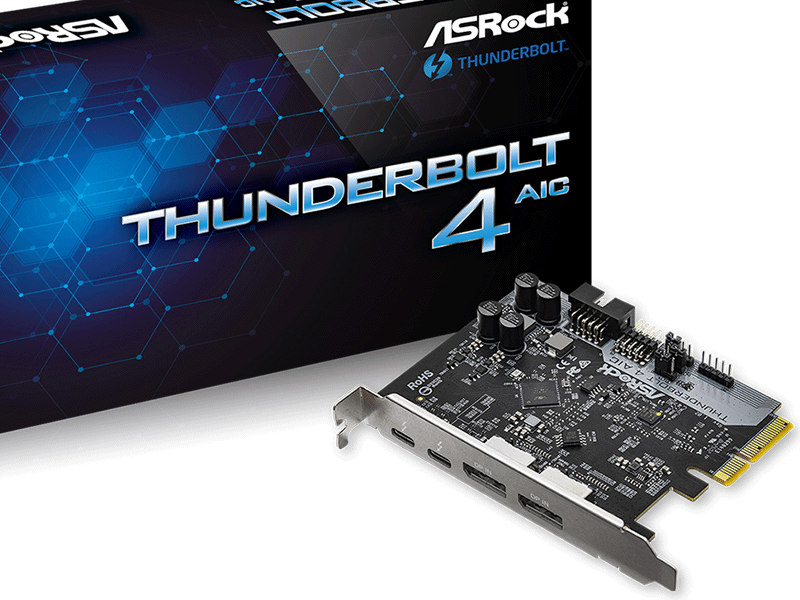 Amazon | ASRock 拡張インターフェースボード Thunderbolt 3 AIC