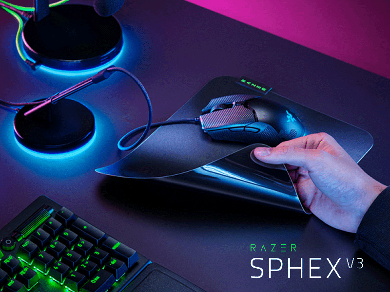 RAZERゲーミングマウスパット Amazon.co.jp: Razer Goliathus Extended Chroma Mercury White