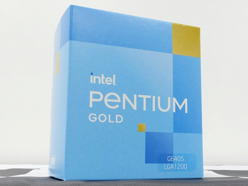 Intel Pentium Gold G6400 BOX 純正クーラー付き