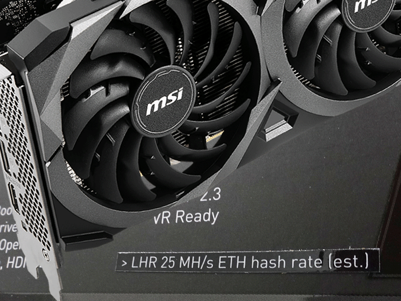 MSI GeForce RTX 3070 VENTUS OC 2X 非LHR