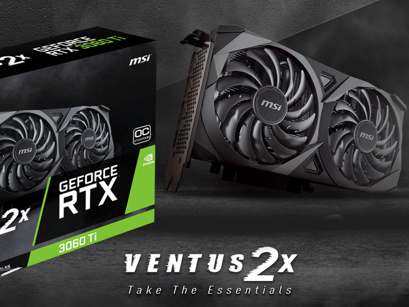 GeForce RTX 3060 Ti VENTUS 2X8G OCV1 LHR