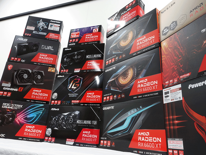 Radeon RX6000シリーズのミドルレンジ、「Radeon RX 6600 XT