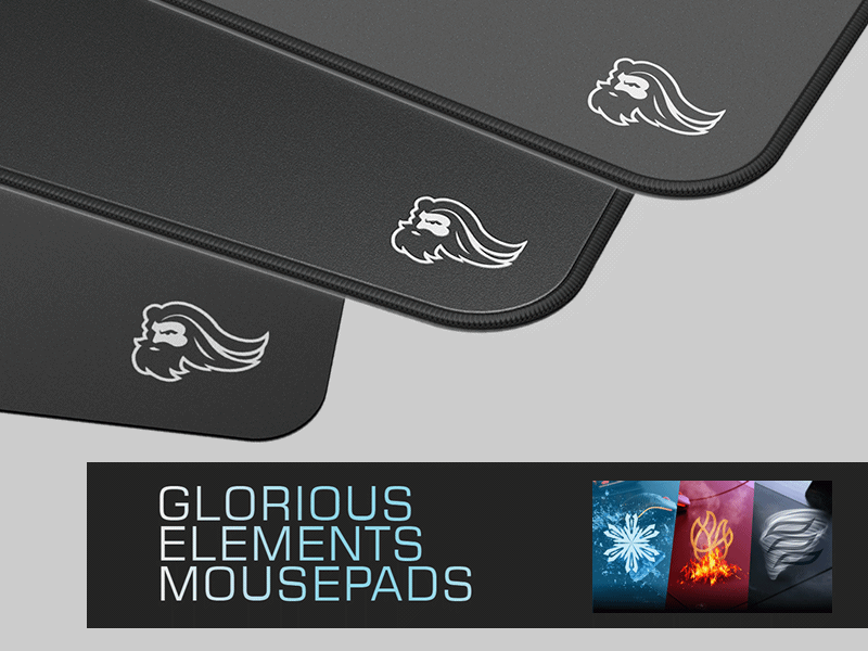 Gloriousから素材別の特性を引き立たせたゲーミングマウスパッド Element Mouse Pad シリーズ3タイプ Ark Tech And Market News Vol