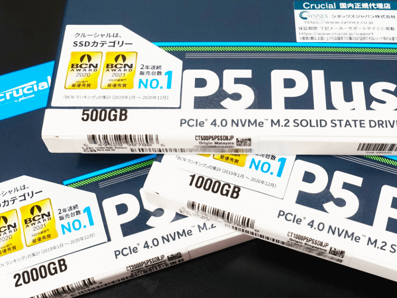 Crucial、Micron 3D NANDフラッシュを採用したPCIe 4.0対応NVMe M.2