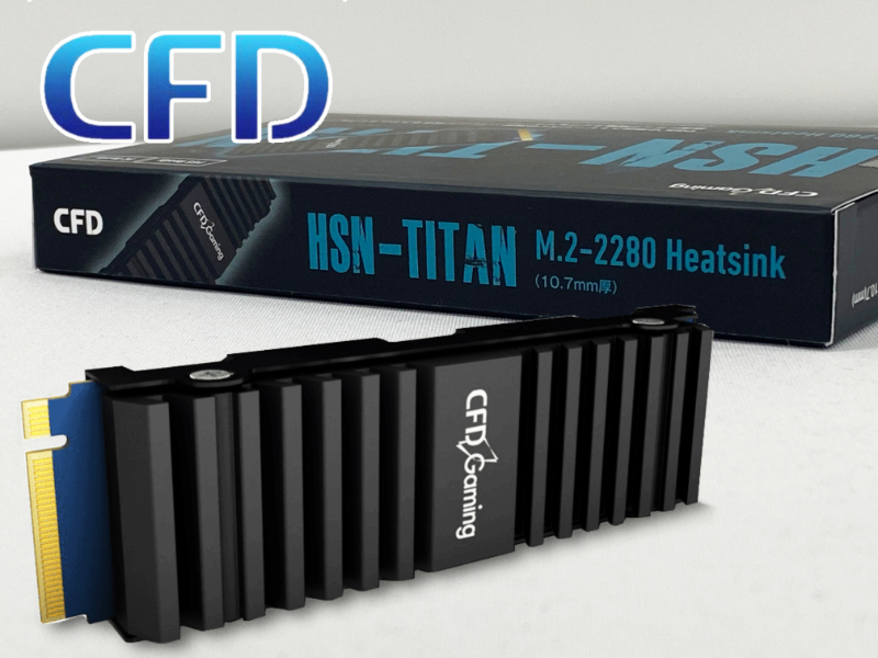 PS5にも使用可能のM.2 SSD用ヒートシンク「CFD HSN-TITAN」 | Ark Tech